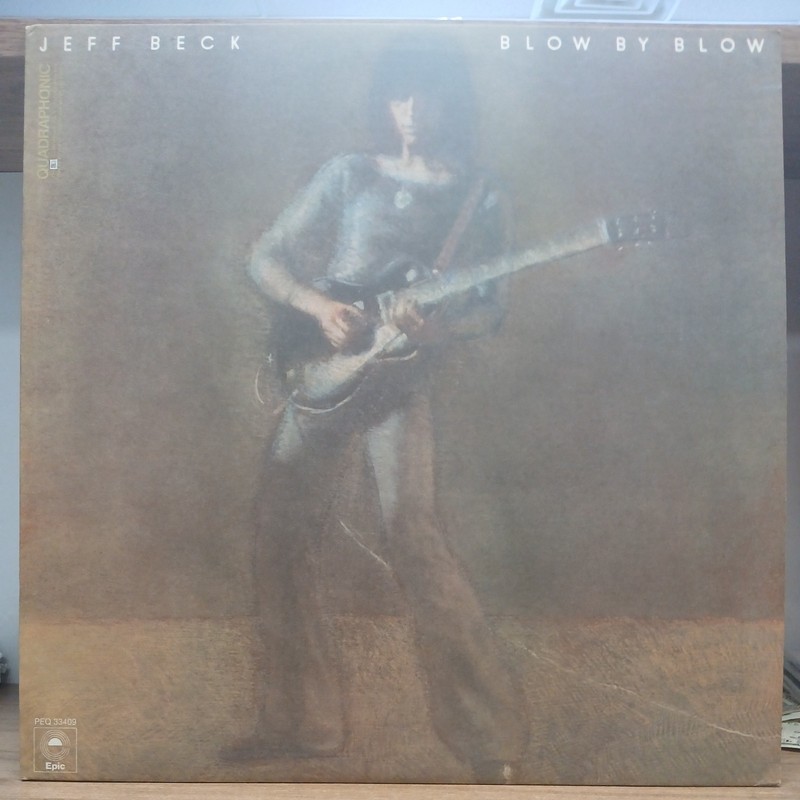 Jeff Beck Blow By Blow LP Vinyl Record Epic PEQ 33409 Quadrophonic Blues RARE
