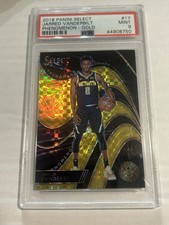 2018-19 Panini Select Jarred Vanderbilt 9/10 Phenomenon Gold Rookie PSA 9 E1 