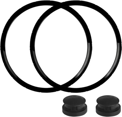 (2-Pack) 09936 Pressure Cooker Sealing Ring with Overpressure Plugs Compatible w