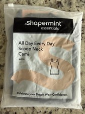 Shapermint Essentials All Day Every Day Scoop Neck Cami Black XL NIP