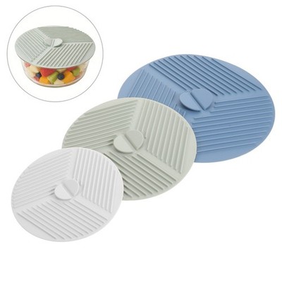 3 Pcs Silikon-mikrowellenabdeckung Hitzebeständiger Untersetzer Aus