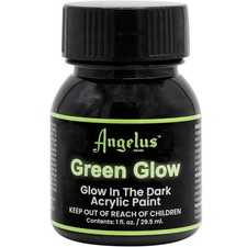 ANGELUS Acrylic Leather Paint Neon Glow in the Dark 1oz NEW