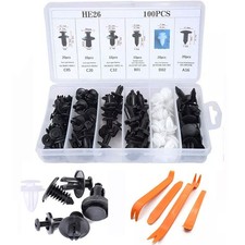 Set Car Body Bumper Rivet Retainer Trim Molding Push Pin Clip Assortments Fit Set Car Body Bumper Rivet Retainer Trim Molding Push Pin Clip Assortments Fit