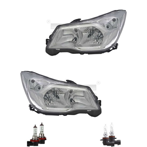 Scheinwerfer Set Rechts & Links H11/HB3 FüR Subaru Forester SJ Sj_ Inkl. Lampen-image