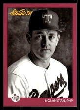 1991 STUDIO NOLAN RYAN 128 MINT BASEBALL TEXAS RANGERS
