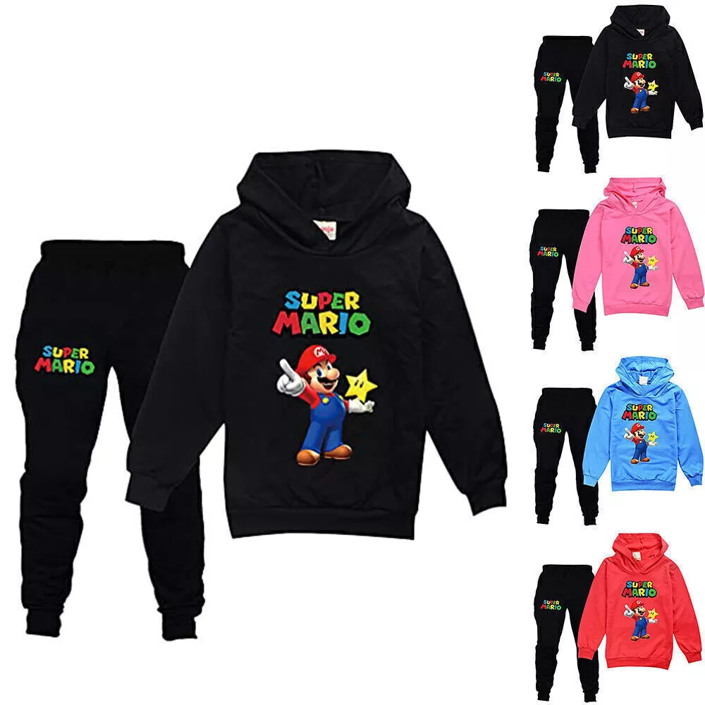 Super mario hoodie boys sale