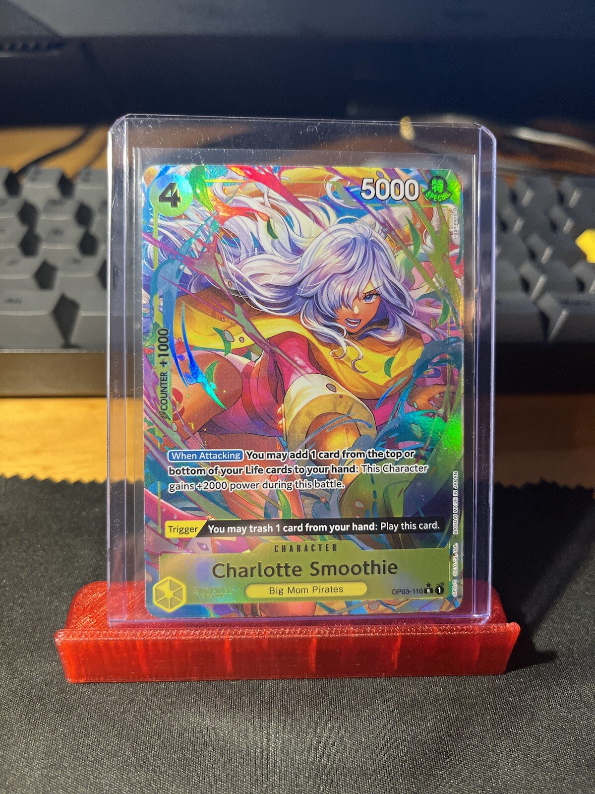 One Piece Card Game PRB-01 The Best - Charlotte Smoothie OP03-110 ENG Alt Art