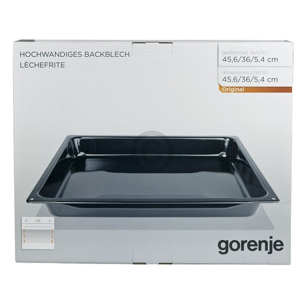 Original Backblech Hoch 242135 Fettpfanne AC016XXL Gorenje 456X360X54Mm-image