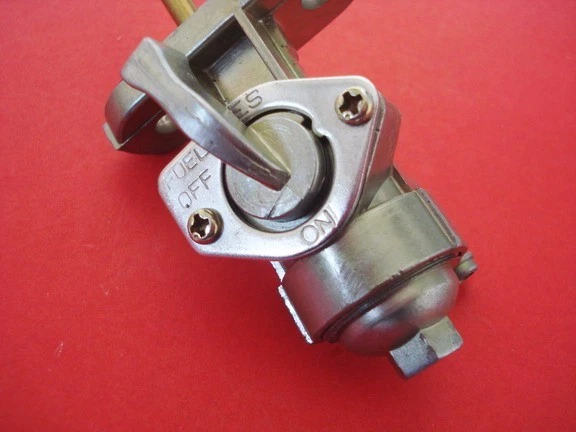 Fuel Pet Cock Tap Suzuki TS100 TS125 TS185 TS250 TS400 - Image 3 of 4