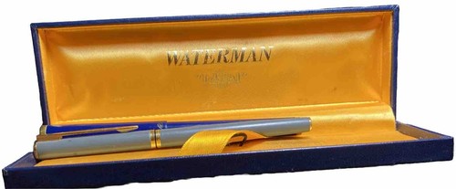 WATERMAN FOUNTAIN PEN With Ideal Case & A Blue A.W Marquis Pen From W. Germany - Picture 18 of 24