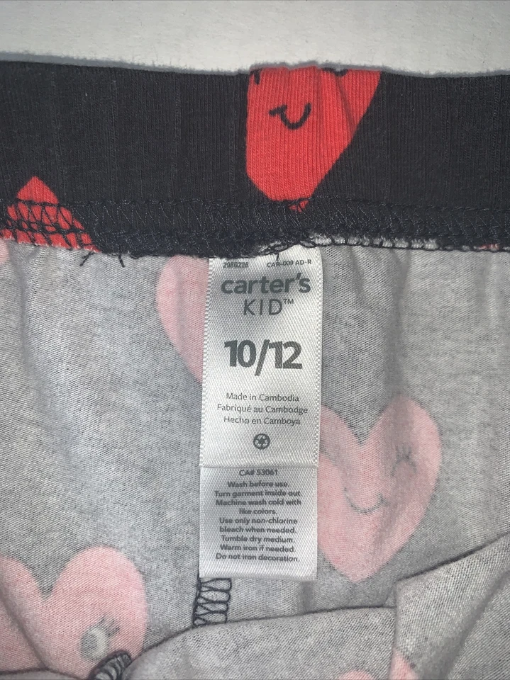 Medias elásticas gráficas Carters usadas para niñas (talla 10-12) Foto 4 de 4