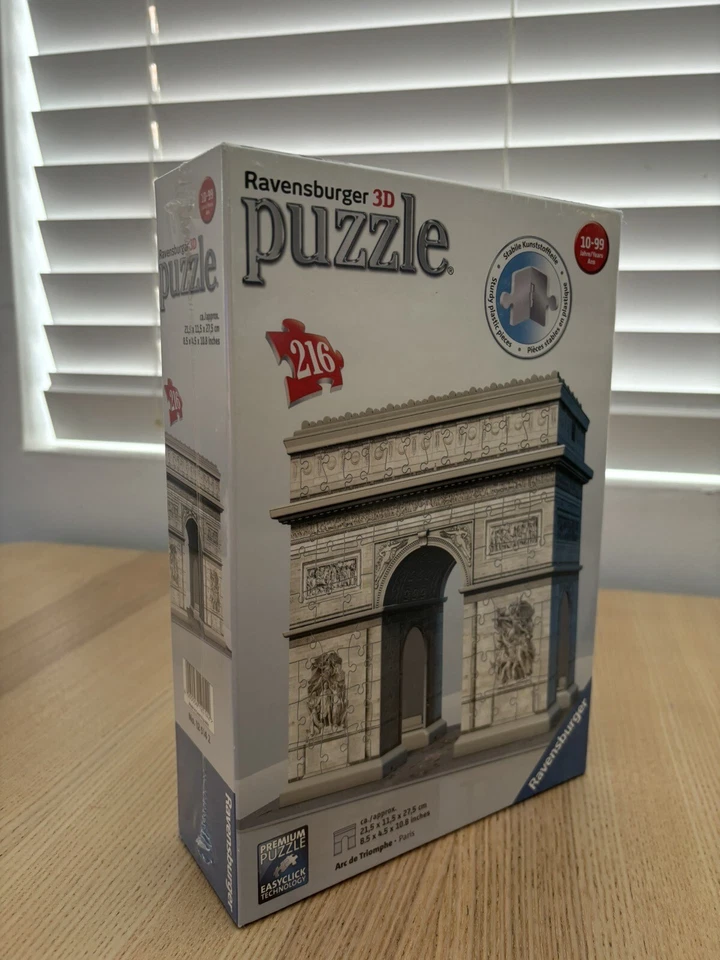 Ravensburger Arc de Triomphe, 216pc 3D Jigsaw Puzzle - image 2 of 4
