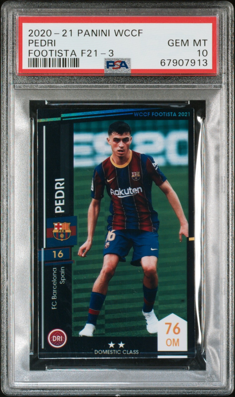 2021-22 UEFA Champions League Variation SP #155 Pedri and Rookie