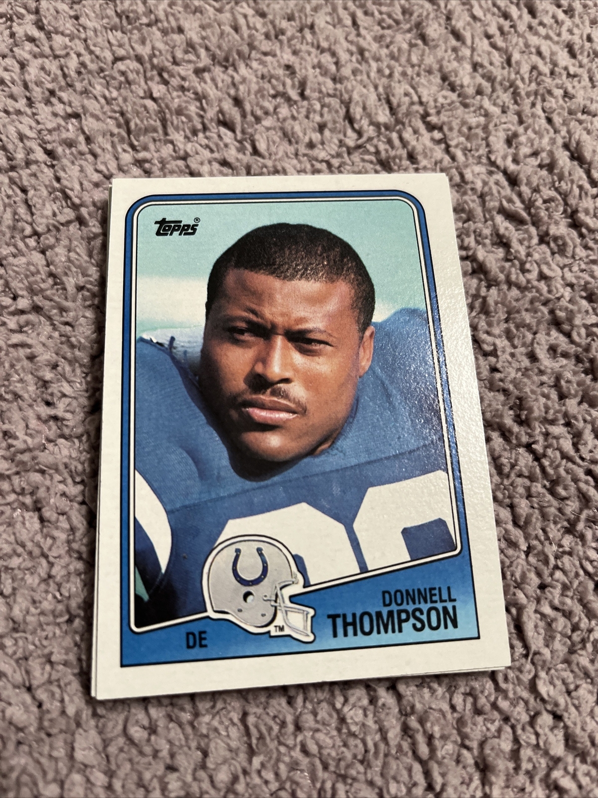 1988 Topps Football #126 Donnell Thompson Indianapolis Colts | eBay