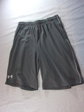 UNDER ARMOUR ATHLETIC BLACK BASKETBALL RUNNING LOOSE SHORTS YOUTH LARGE