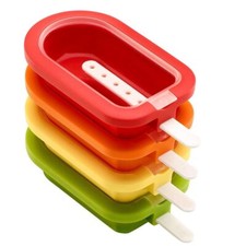 Leicht zu entformende Silikon Popsicle Form mit Deckel und Sticks Popsicle Maker