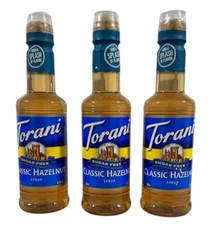Torani Sugar Free Syrup, Classic Hazelnut, 12.7 Ounces (Pack of 3)