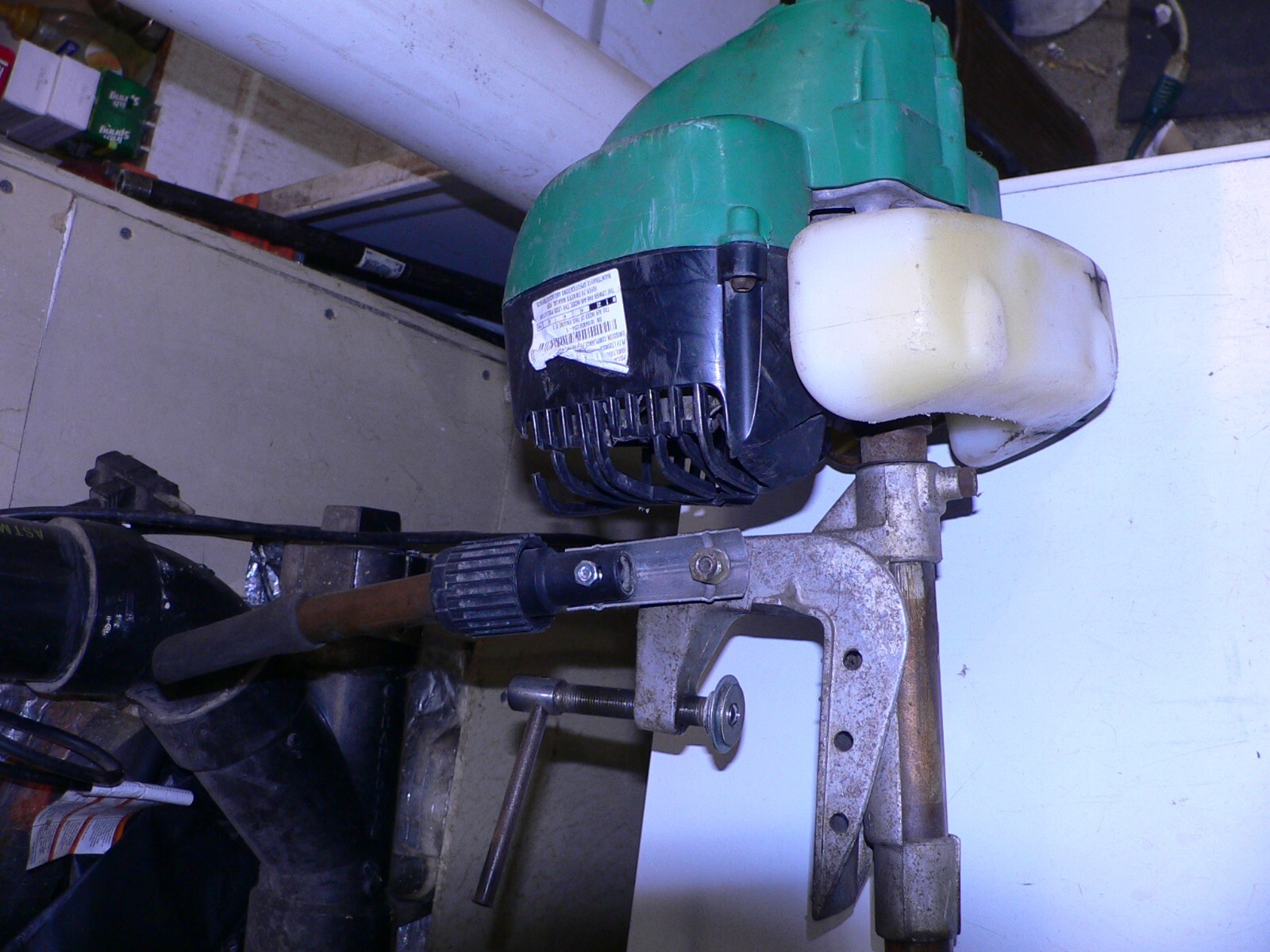 antique outboard motor parts motor lower unit with weed eater power