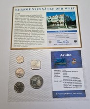 5 Cents- 1 Florin  2001-2006 Excellent Condition Coins Set Aruba 🇦🇼 