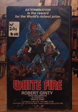 White Fire Beta Not VHS 1985 Action Adventure Robert Ginty Fred Williamson...