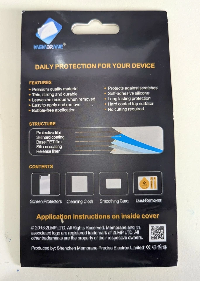 100% Genuine Premium Tempered Glass Screen Protector E960 For LG Google Nexus 4 - Image 2 of 4