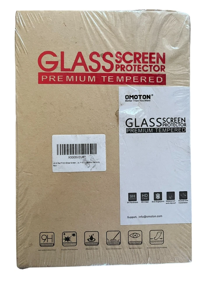 New, Sealed OMOTON Glass Screen Protector LG G Pad 8.0 - Image 3 of 3