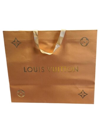 LOUIS VUITTON紙袋大20枚 Louis Vuitton Designer X-Large Monogram Paper Gift Bag Shopping