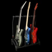 K&m Three 3 Acoustic Electric & Bass Guitar Stand Holder Black on sale K&m Three 3 Acoustic Electric & Bass Guitar Stand Holder Black on sale