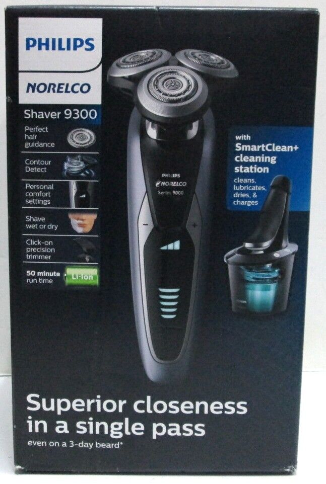 NEW Philips Norelco Series 9300 Wet & Dry Rechargeable Electric Shaver S9311/84