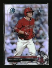 2017 Bowman Draft Chrome Refractor Jacob Pearson #BDC-105 Los Angeles Angels