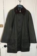 Vintage Barbour Border Wax Jacket size 97cm/38in (2 Royal Crest)