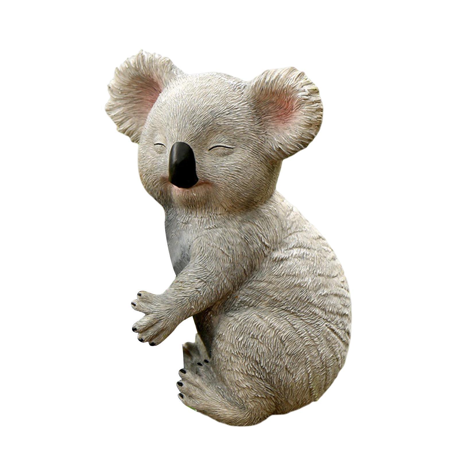 sleeping koalas Statue, Garden Animal Koala Ornaments, Garden Pendant