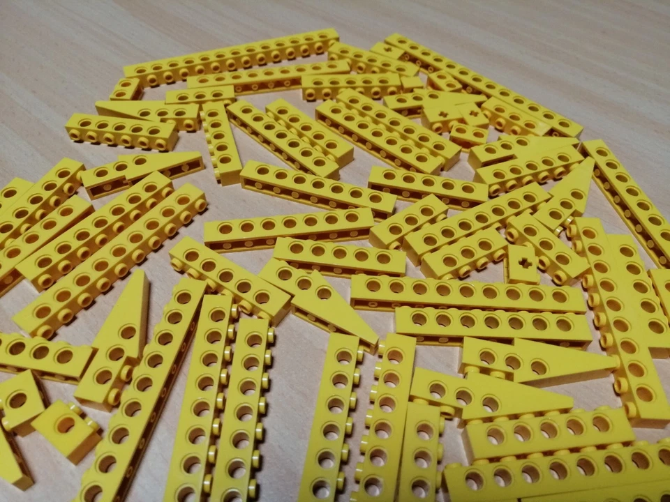 LEGO Technic Konvolut Lochstangen Lochsteine gelb / Technik - Bild 2 von 4