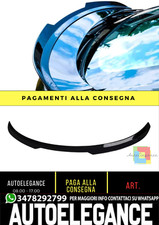 Heckspoiler Schwarz Glänzend für BMW Serie 3 Gt F34 2011–2019