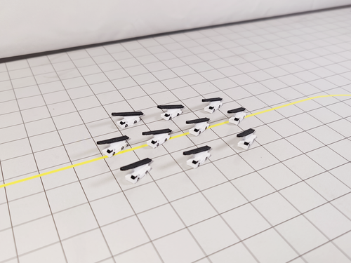 10x White Widebody BELT BAG LOADERS GSE Airport Vehicles Models 1:400 Scale - Foto 3 di 8
