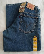 Levis 550 Boys Relaxed Fit Straight Leg Jeans Size 8 Husky 28x23 Blue Denim