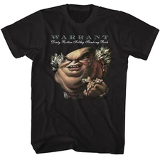 WARRANT cd cvr DIRTY ROTTEN FILTHY STINKING RICH Official SHIRT XL new drfsr