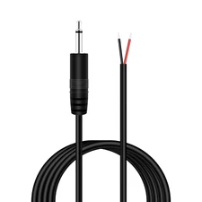 Fancasee 3.5Mm 1/8" to Speaker Wire, 10FT 3.5Mm TS Mono Male Plug to Bare Wire P