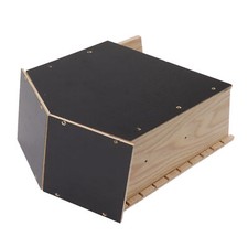 Outdoor Wooden Bat House Kit Double Chamber Waterproof Windproof Bat Box Shelter