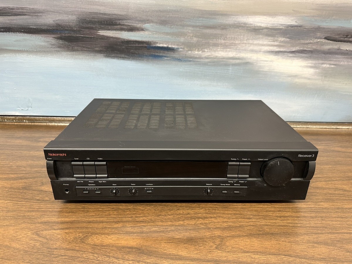 NAKAMICHI RECEIVER 3 STEREO RECEIVER - NO REMOTE - TESTED | eBay