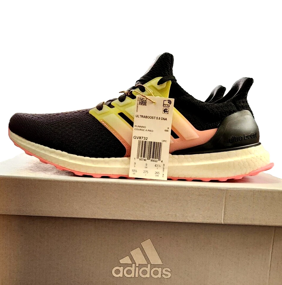 Adidas® Para Mujer 10.5 M Running Ultraboost 5.0 ADN en Núcleo Negro/Rosa Viga Foto 3 de 4