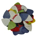 50pcs Alice 0.58mm Glossy Anti-Skid Nylon Guitar Picks Plectrums