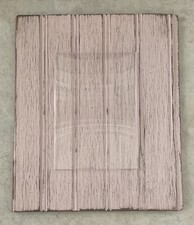 Hand-painted, distressed rustic wooden Beadboard picture frame 4  x6  Pale Pink