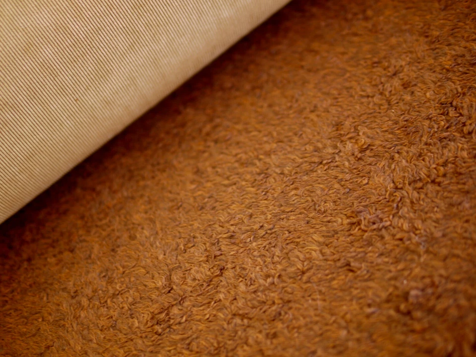 HILCO Webpelz Plüschstoff, Kunstpelz & Cord beige-braun Jackenstoff, Mantelstoff - Bild 2 von 4