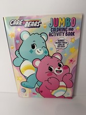 Bendon Care Bears Jumbo Coloring and Activity Book Brand New Wish and Cheer Bear