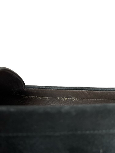 Stuart Weitzman Black Jeweled Suede Loafer Flats size 7.5M - Picture 6 of 9