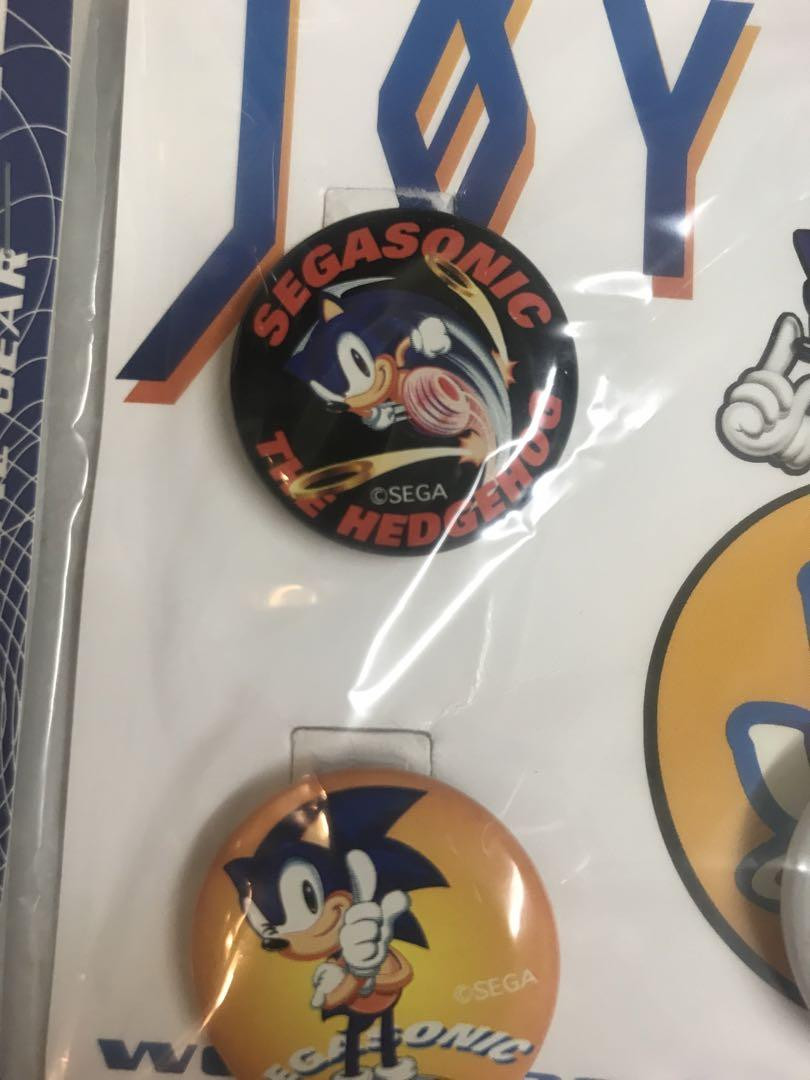Trader Games - SONIC THE HEDGEHOG CAN BADGE COLLECTION  SET OF 10 Pieces Japan New