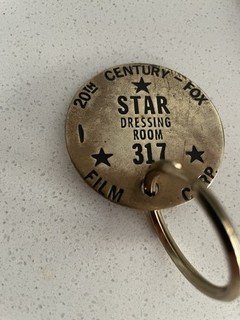 20th Century Fox Dressing Room Key Ring Hollywood Collectors