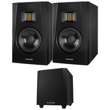 Adam Audio T-Series T5V 5" 70W Nearfield Monitor, Pair,w/T10S 10" 130W Subwoofer