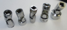 Snap On 5pc 38 Dr 12pt Sae 12 58 716 1116 78 Universal Swivel Socket Set